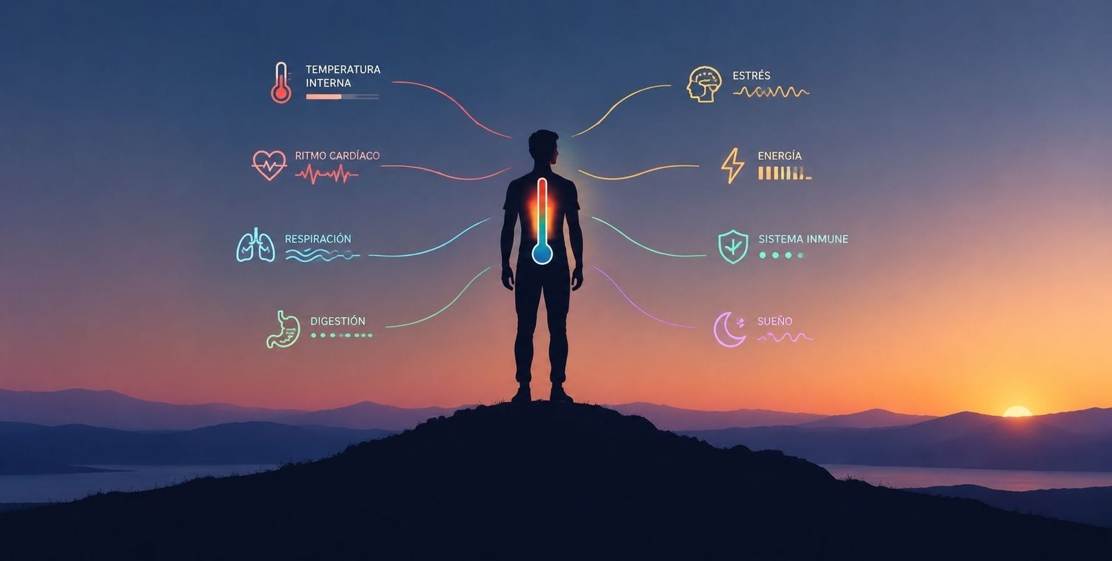 El cuerpo como termómetro.