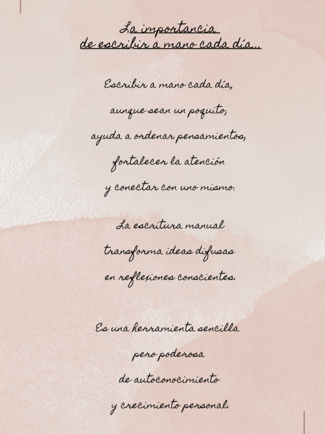 Escritura.